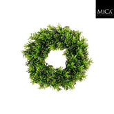 Wreath Boxwood Green - L27Cm 157078 Purple01